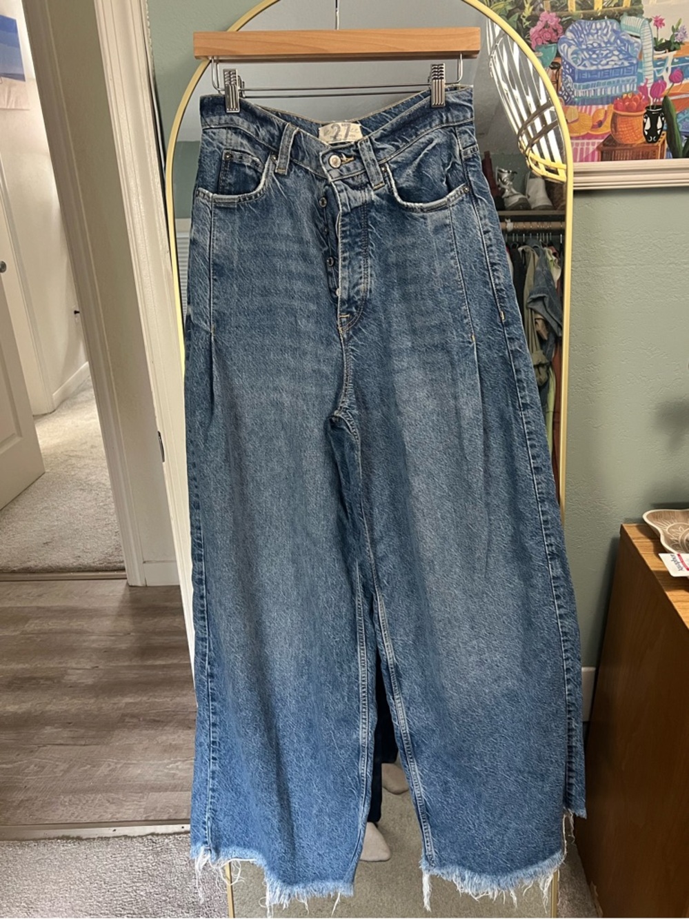 Free people slouchy jeans